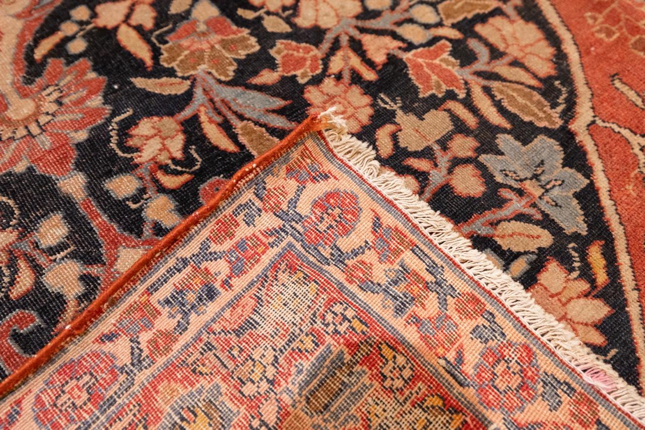 Wool Antique Persian Hajijalili Tabriz Rug 11’0