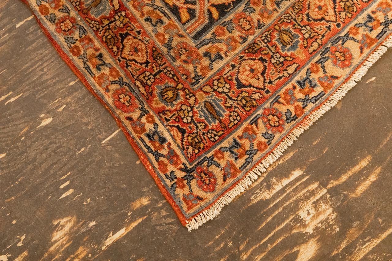 Antique Persian Hajijalili Tabriz Rug 11’0