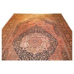 Antique Persian Hajijalili Tabriz Rug 11’0" x 18’0"