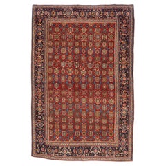 Alfombra Persa Antigua Halvai Bidjar 4'10" x 7'3