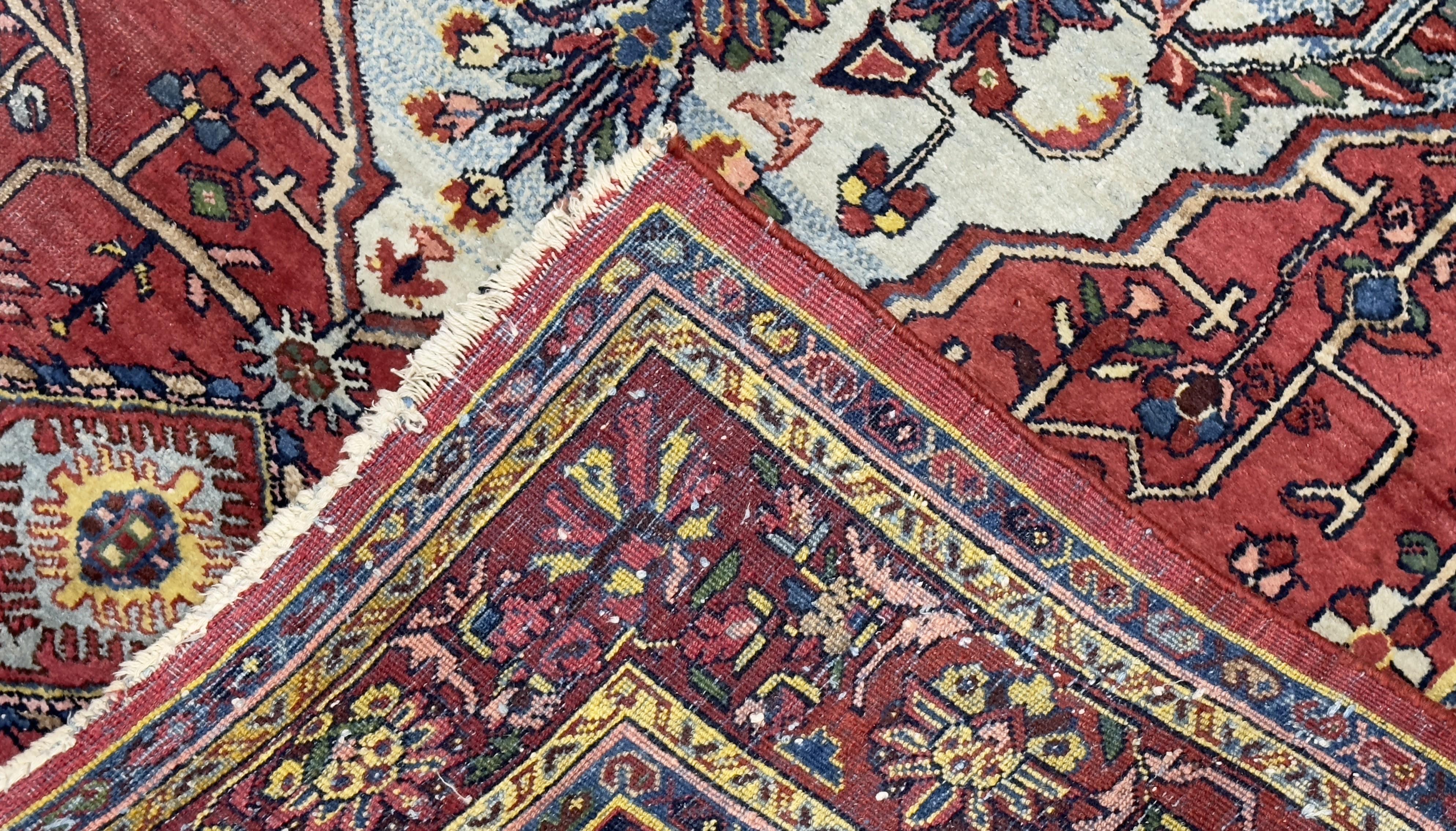 Alfombra Persa Antigua Halvai Bidjar 4'9