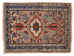 Antique Persian Hamadan Accent Rug with Traditional Style
