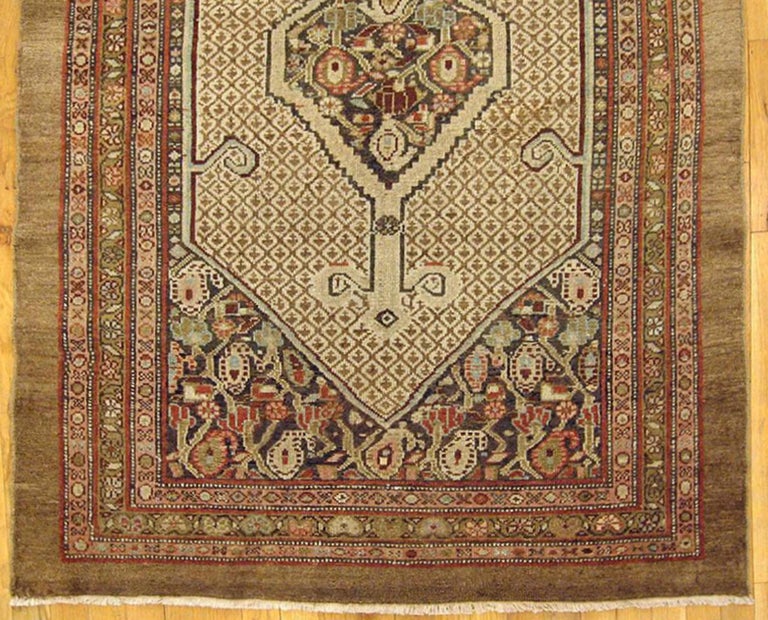 Antique Persian Hamadan Camel Hair Oriental Rug, in Small Size, with ...