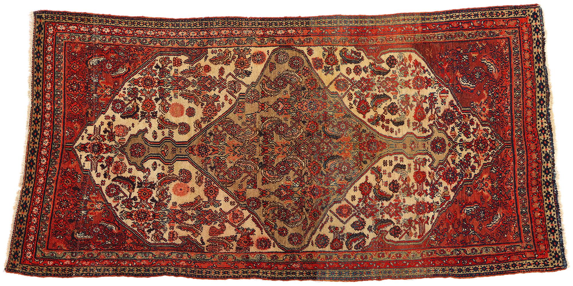Antique Persian Hamadan Carpet For Sale 3