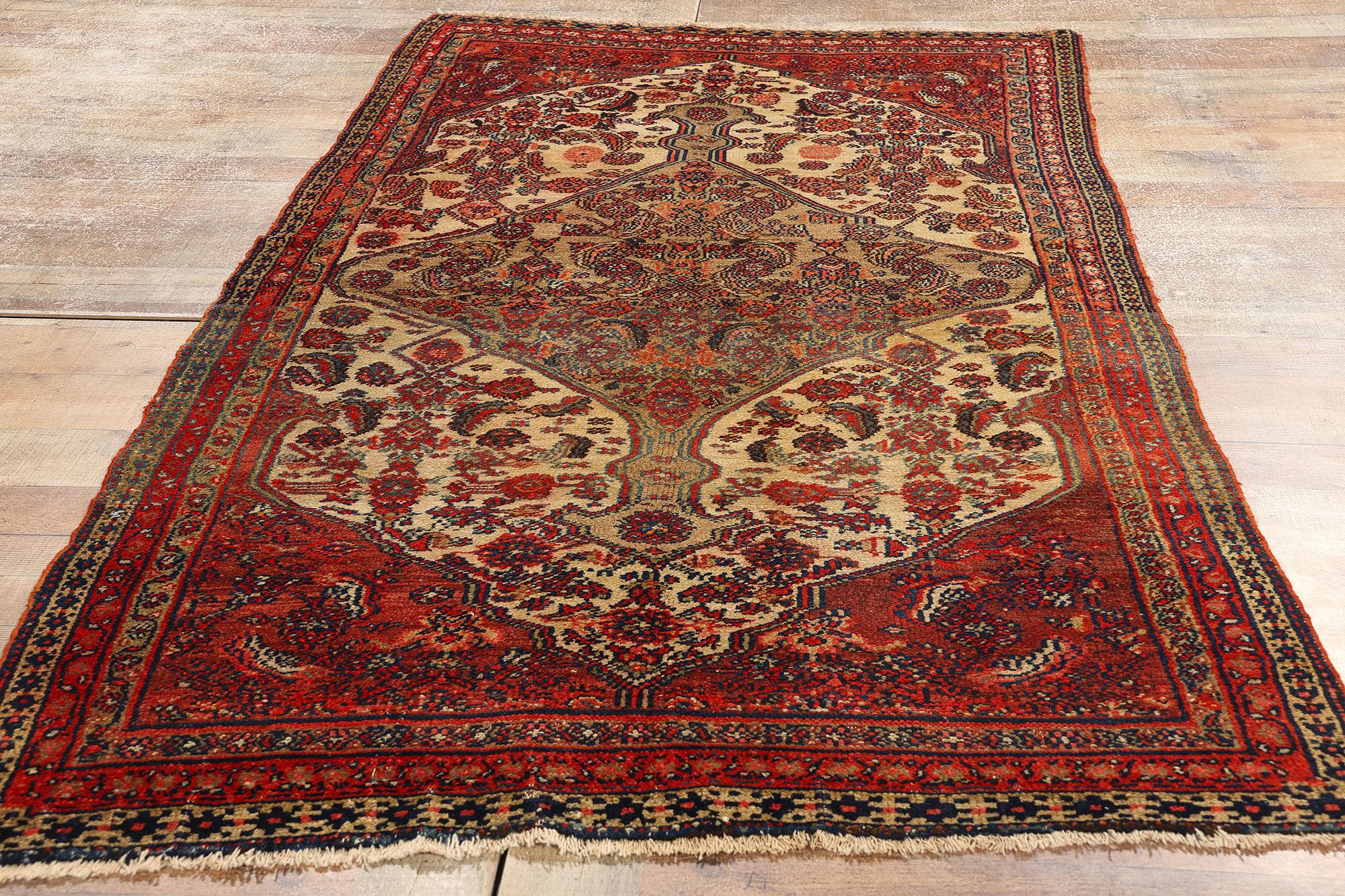 Antique Persian Hamadan Carpet For Sale 1