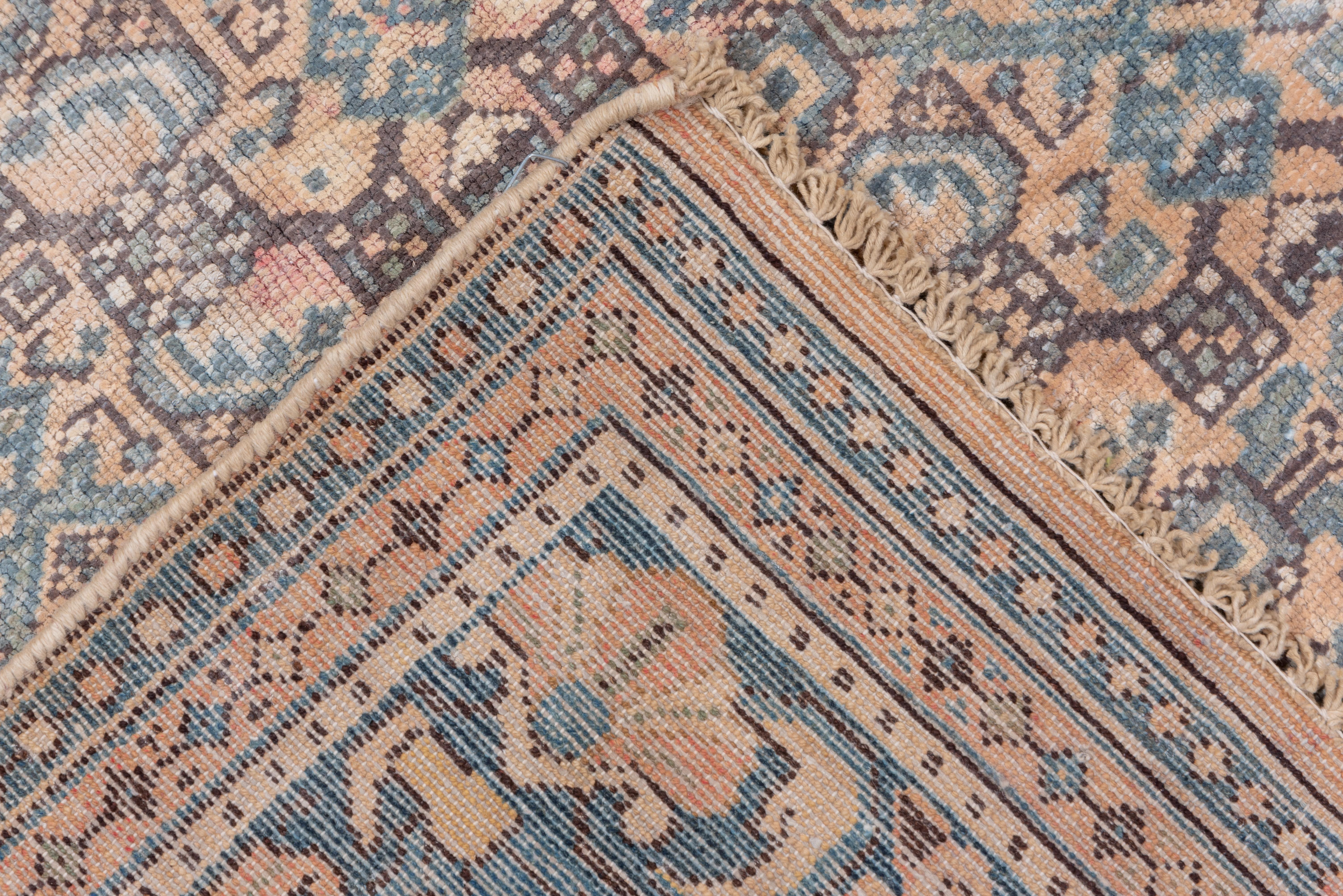 Tribal Antique Persian Hamadan Carpet, Soft Colors, circa 1920s