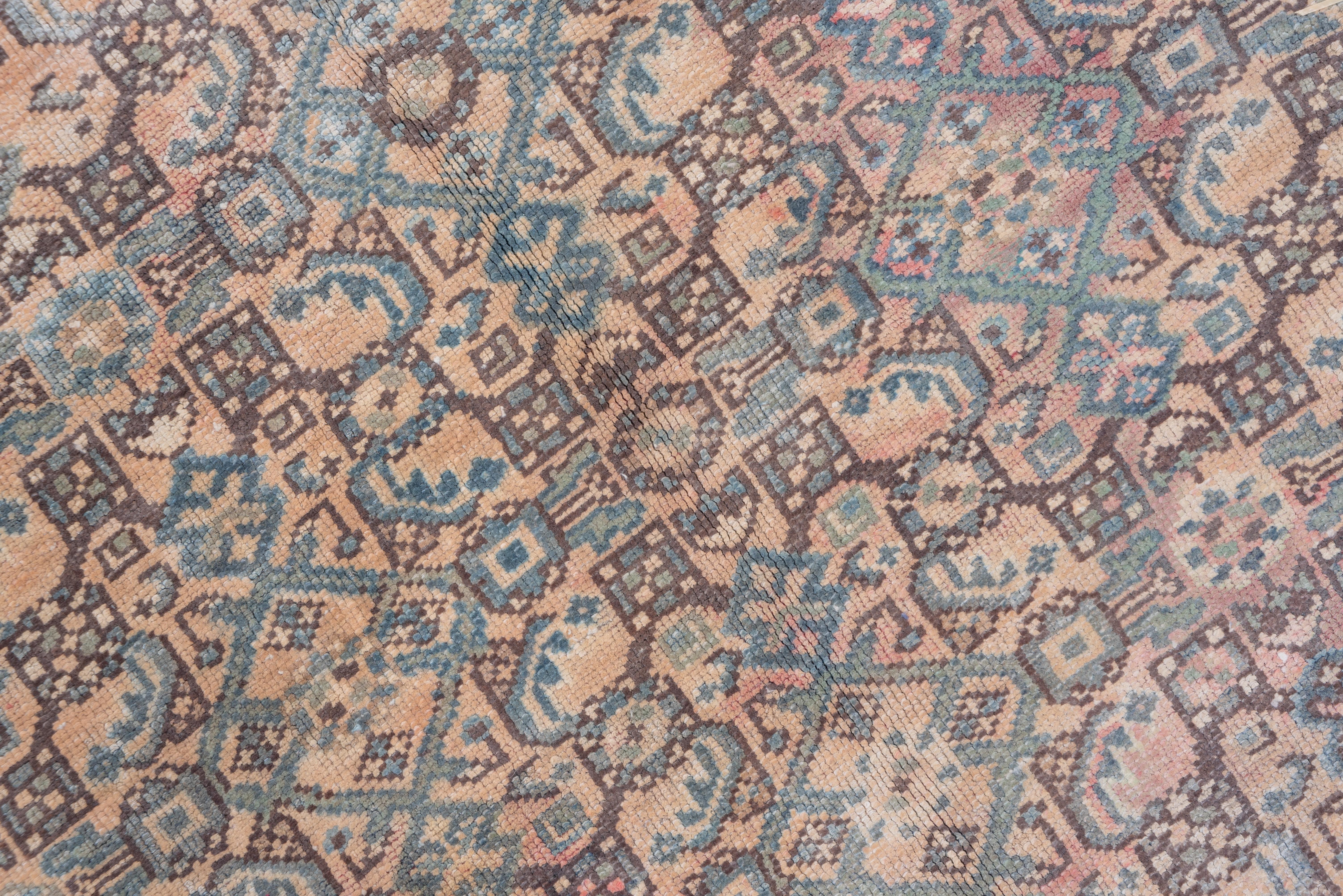 Antique Persian Hamadan Carpet, Soft Colors, circa 1920s 1
