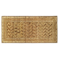 Antiker persischer Hamadan Orientteppich, in Läufergröße, mit geometrischem Muster
