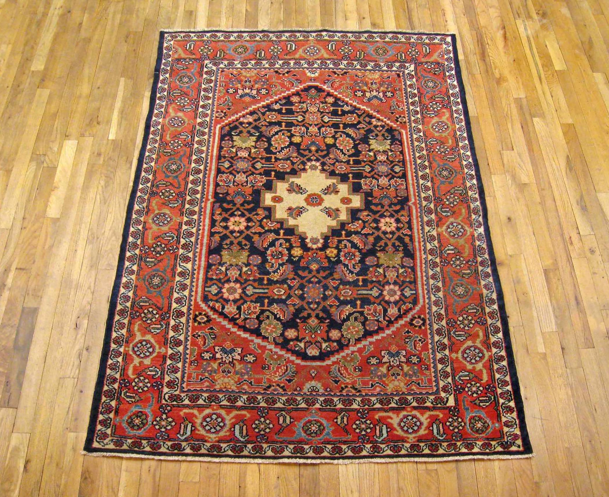Antique Persian Hamadan Oriental Rug, Small size

An antique Persian Hamadan oriental rug in small size, size 6'7