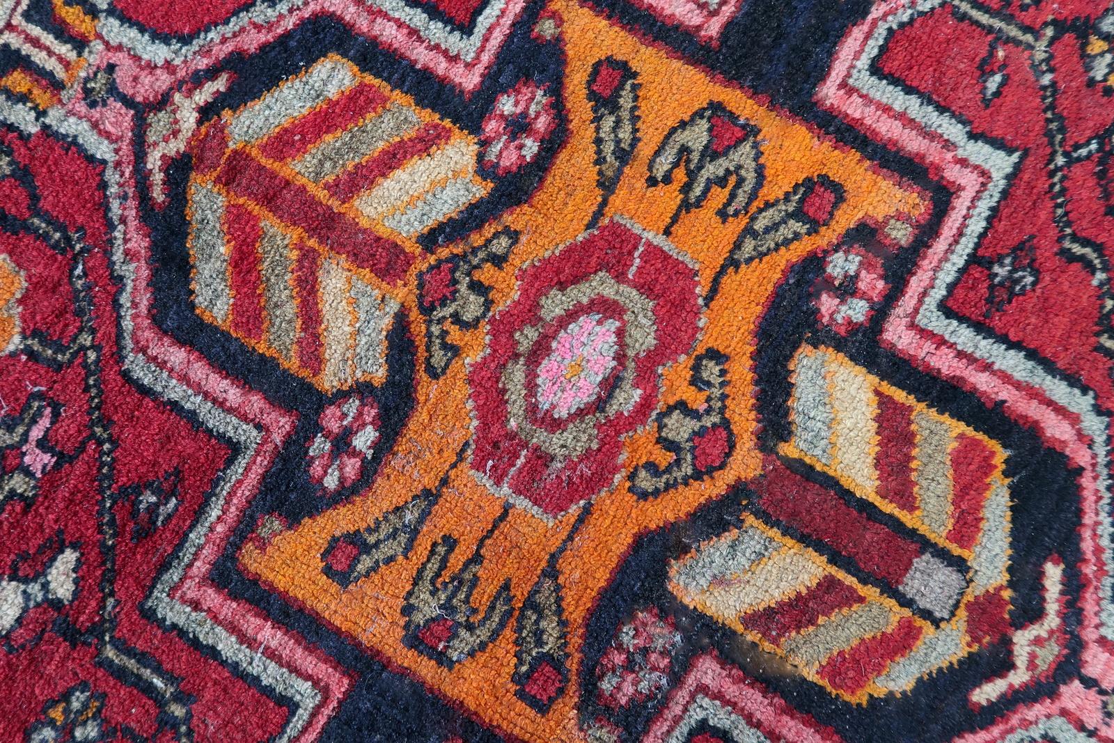 Antique Persian Hamadan Rug, 1920s, Hand-Knotted Wool, 3.5' x 4.8' - 1C1207 in vendita 5