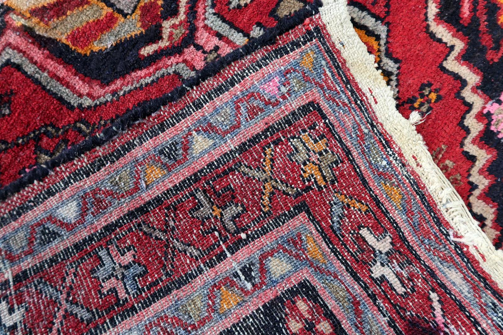 Antique Persian Hamadan Rug, 1920s, Hand-Knotted Wool, 3.5' x 4.8' - 1C1207 in vendita 2