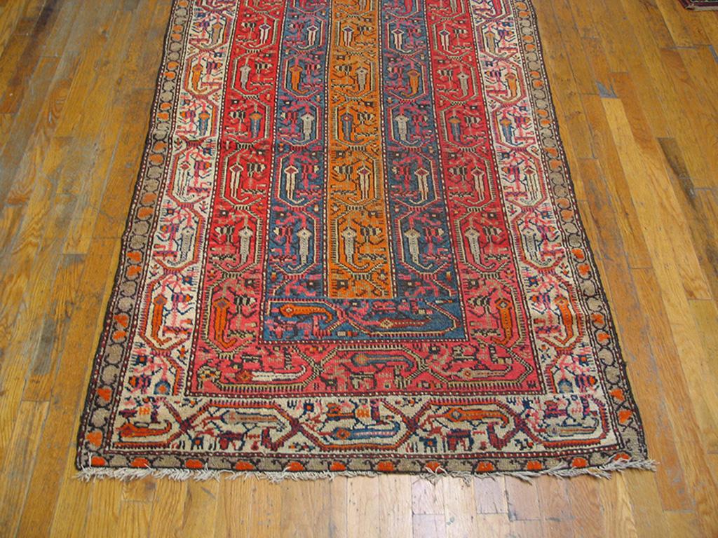 Antique Persian Hamadan Rug 3' 8