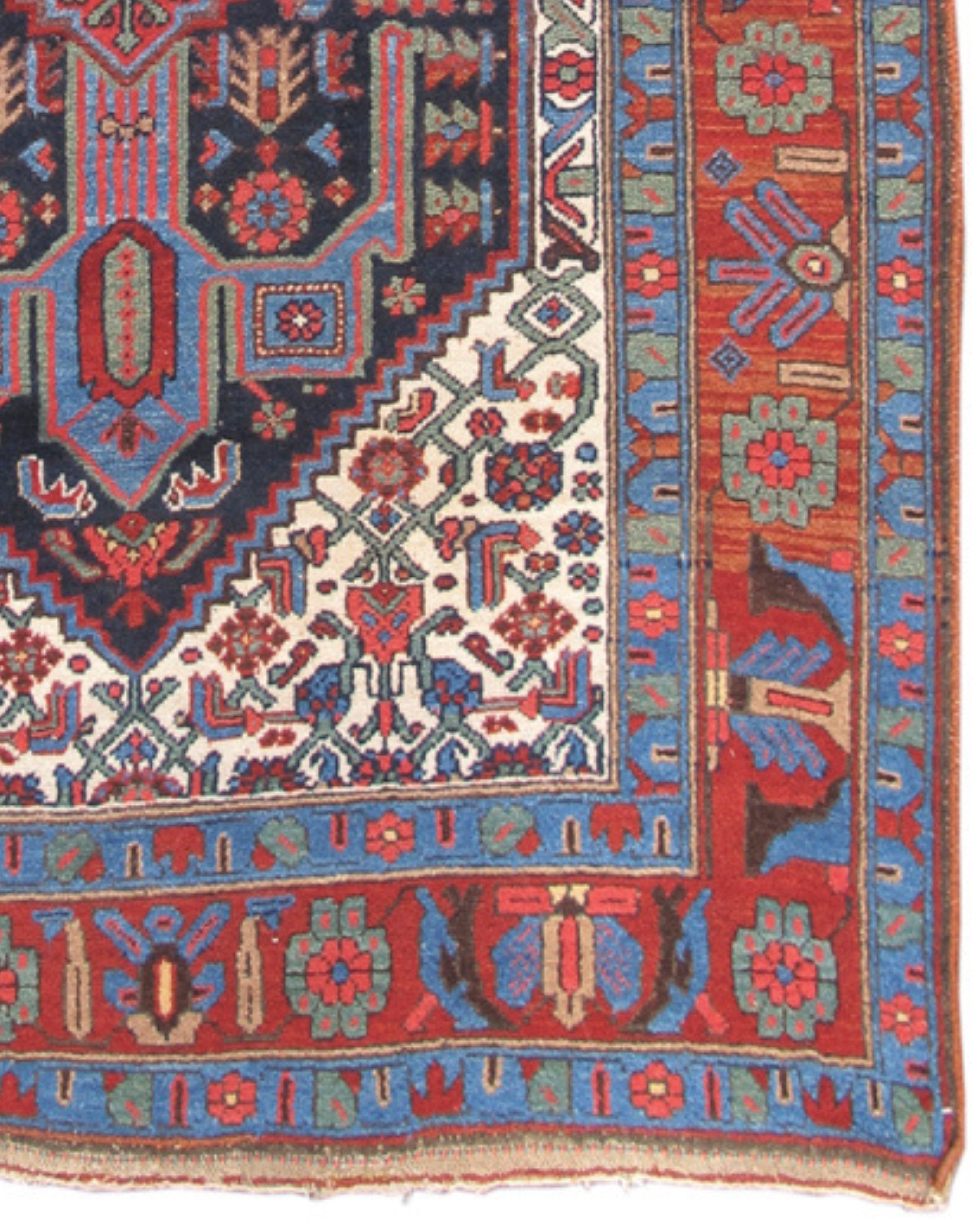 19th Century Antique Persian Hamadan Rug, c. 1900 For Sale