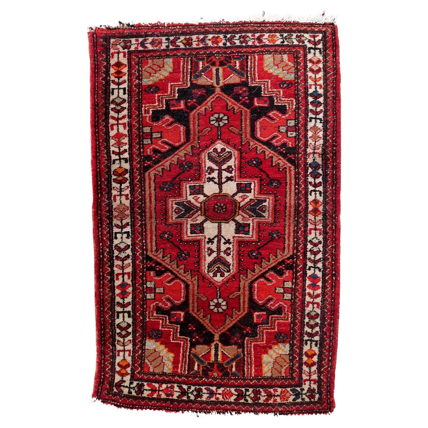 Antique Persian Hamadan Rug – Circa 1920s – Hand-Knotted – 2.6' x 4' -1C1256