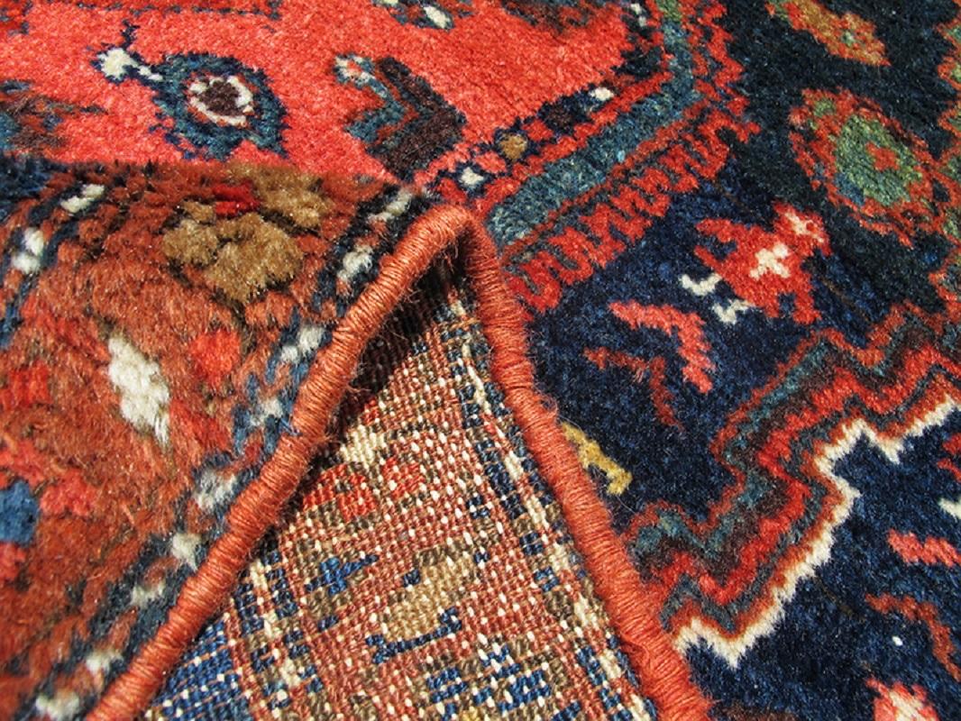 Hand-Woven Antique Persian Hamadan Rug, Early 20th Century For Sale
