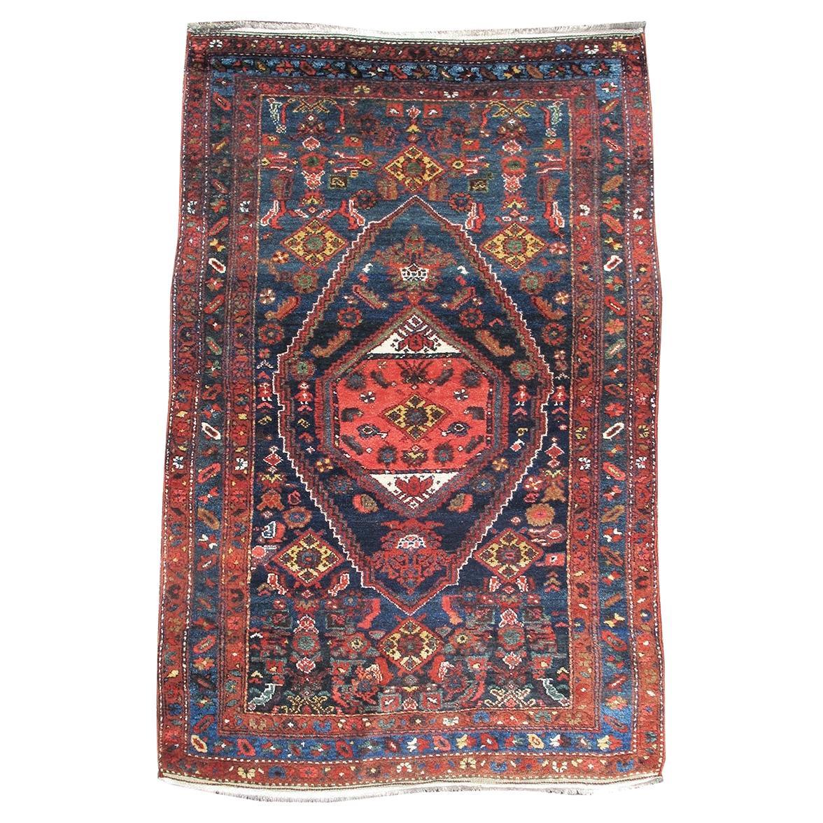 Antique Persian Hamadan Rug, Early 20th Century