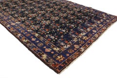 Antique Persian Hamadan Rug with Art Deco Style, Entry or Foyer Rug