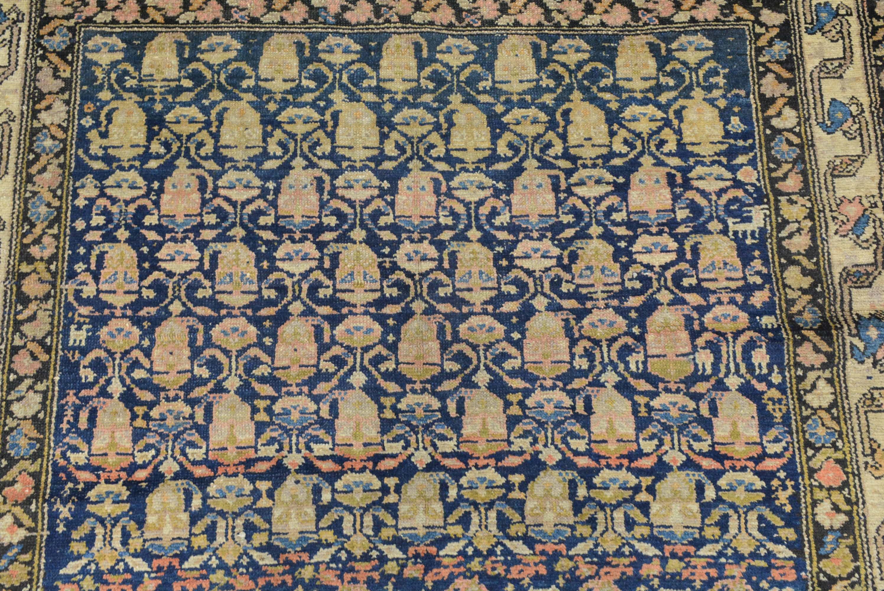 Antiker persischer Hamadan-Teppich (Malayer) im Angebot