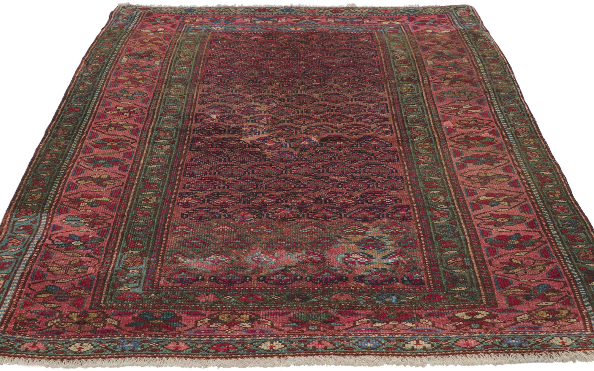 Antiker persischer Hamadan-Teppich (Viktorianisch) im Angebot