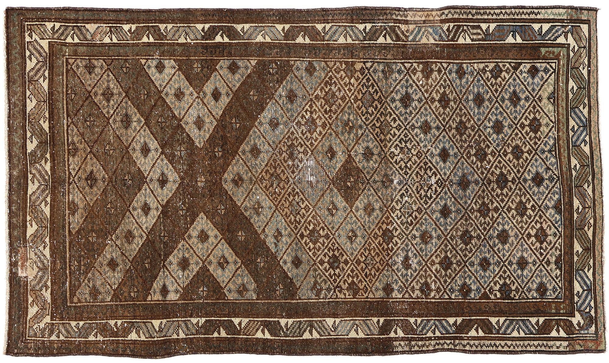 Antique Persian Hamadan Rug For Sale 3
