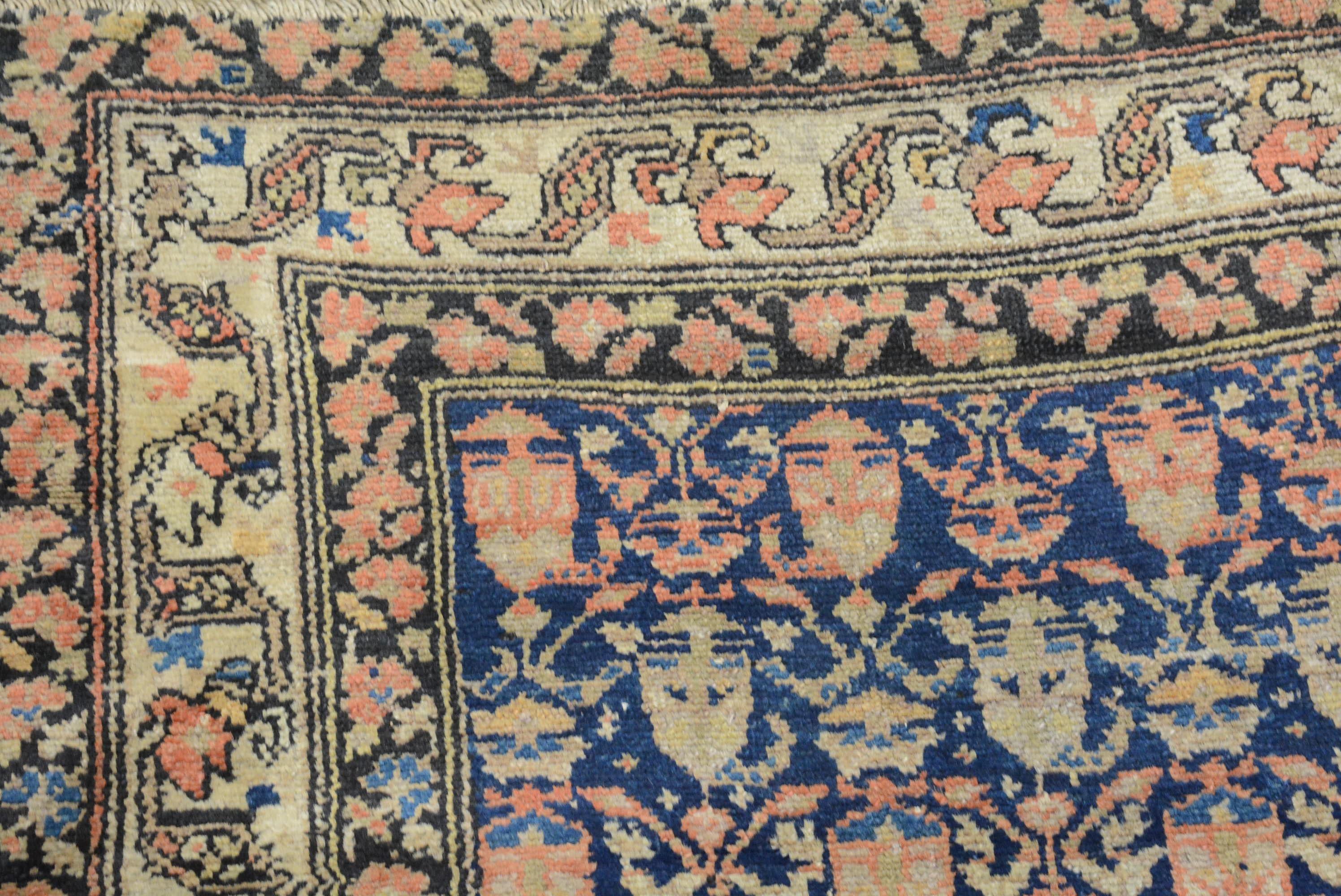 Antiker persischer Hamadan-Teppich (Pflanzlich gefärbt) im Angebot