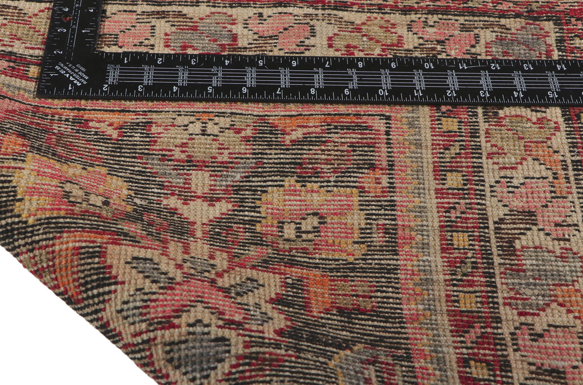 Hand-Knotted Antique Persian Hamadan Rug For Sale