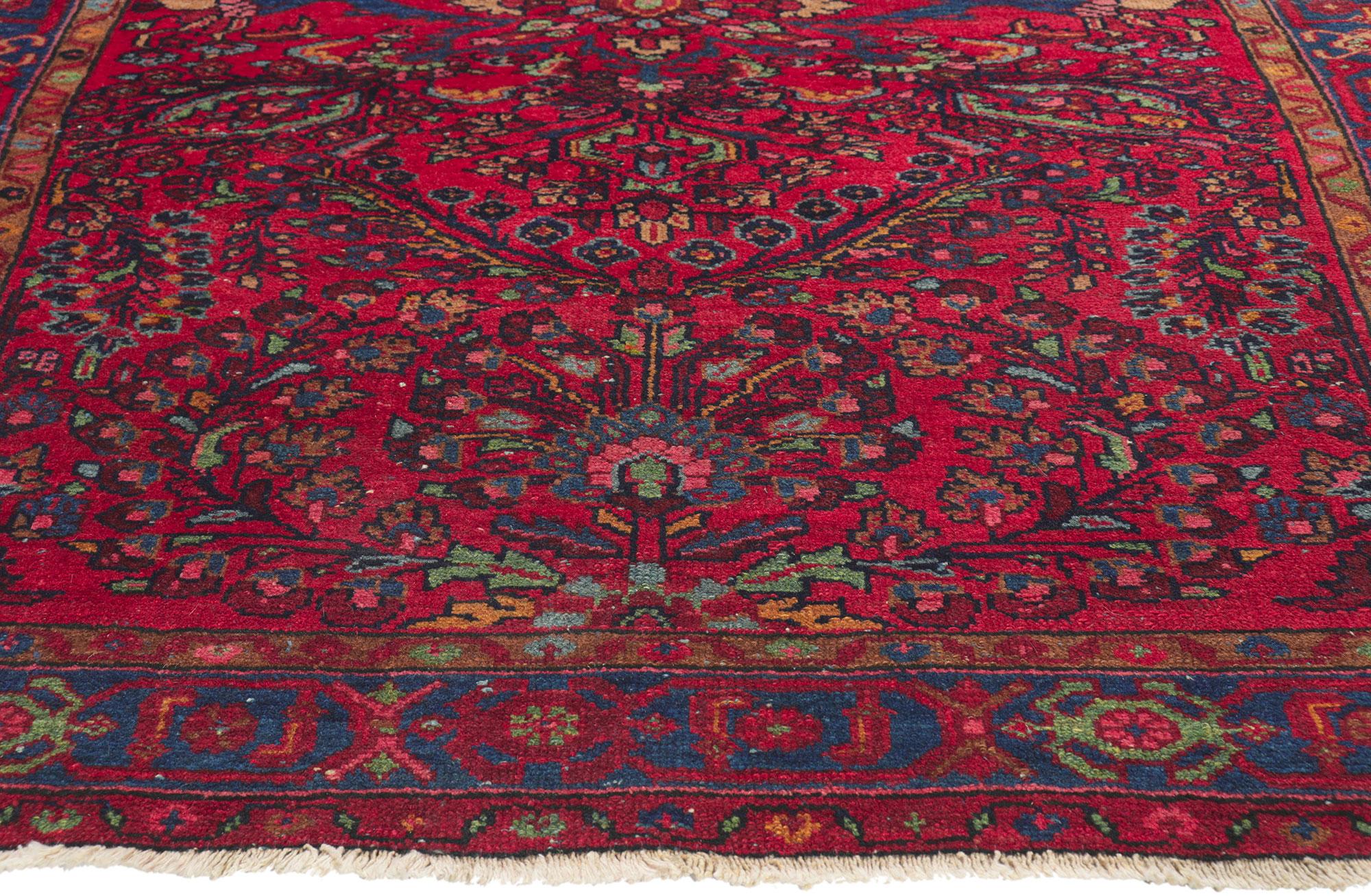 20th Century Antique Persian Hamadan Rug For Sale