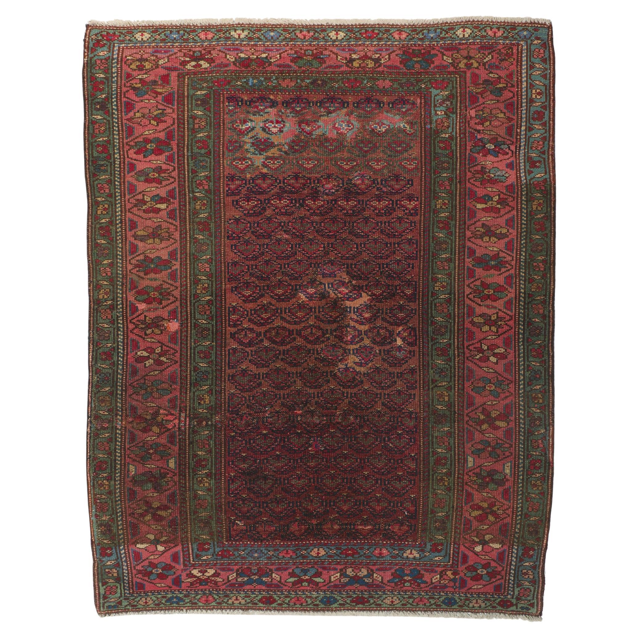 Antiker persischer Hamadan-Teppich im Angebot