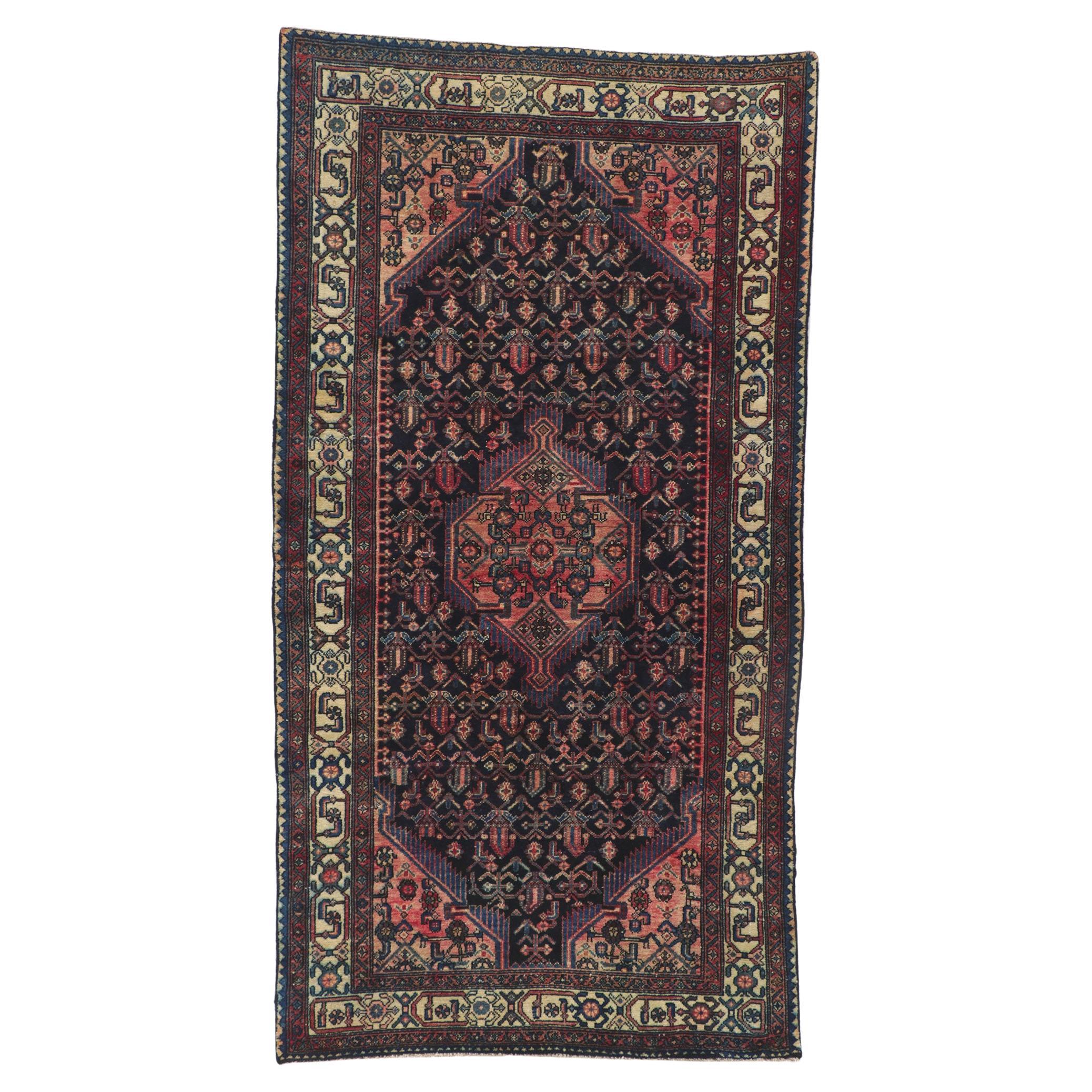 Antiker persischer Hamadan-Teppich im Angebot