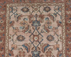 Antique Persian Hamadan Rug in Wool with All-Over Sub-Geometric Design