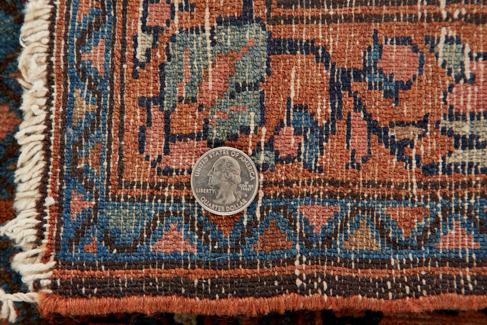 Antique Persian Hamadan Rug Modern Style For Sale 12