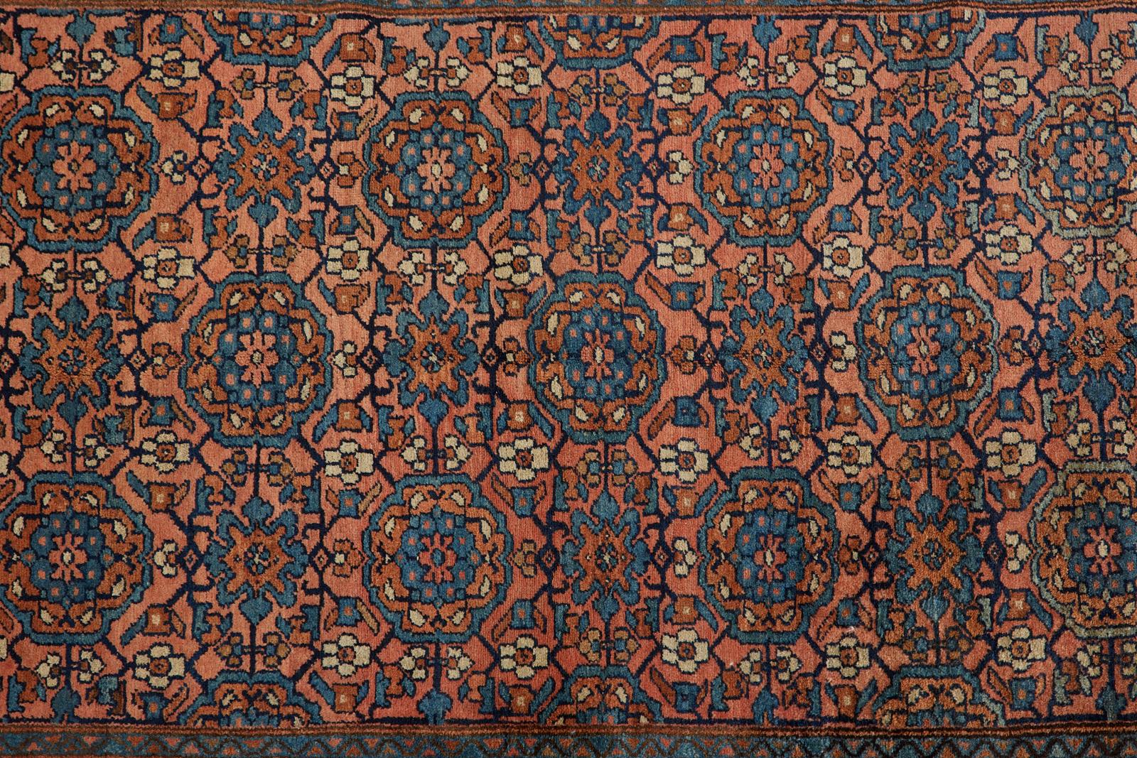 Tribal Antique Persian Hamadan Rug Modern Style For Sale