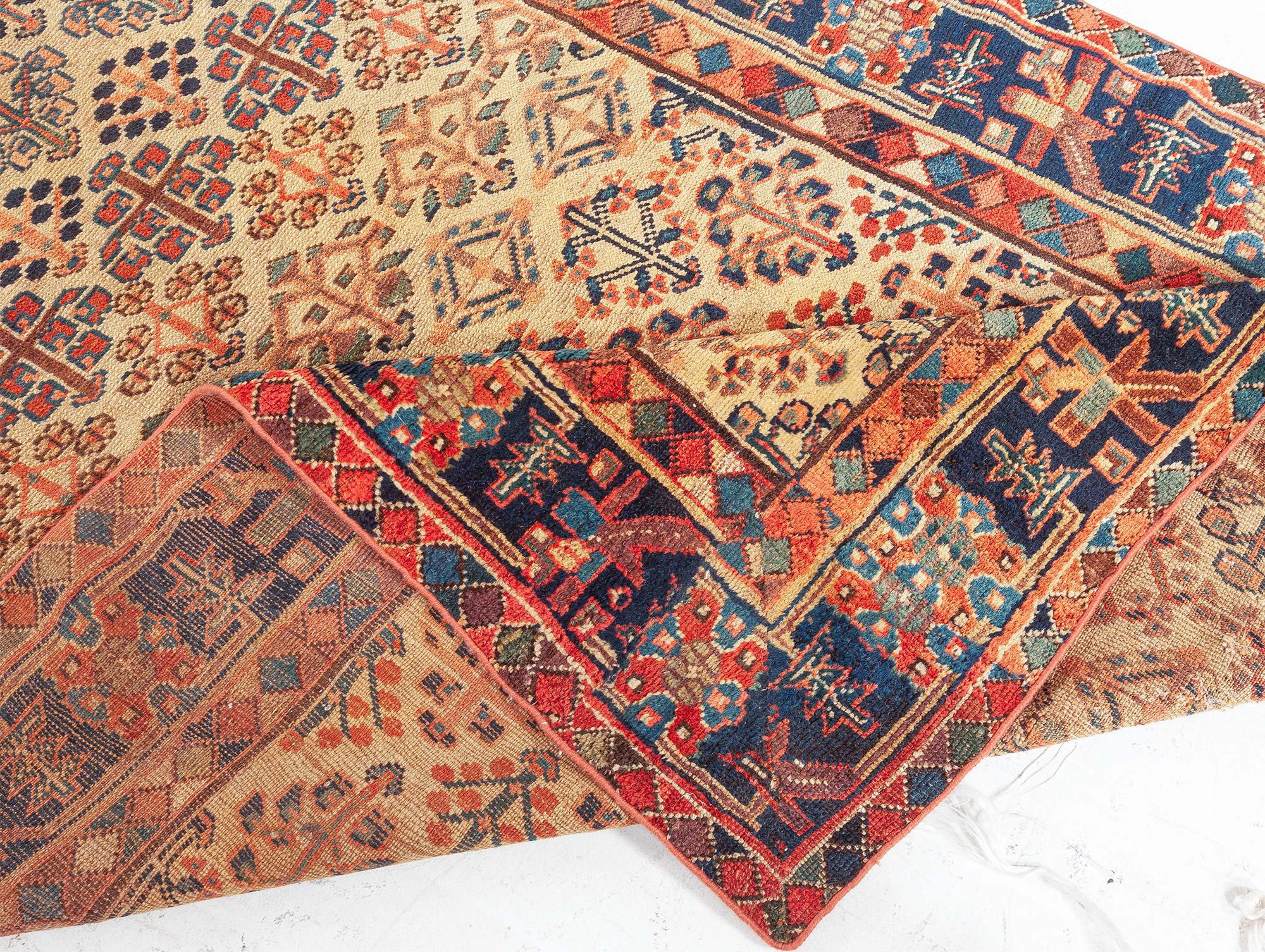 Antique Persian Hamadan Rug 'Size Adjusted' For Sale 1