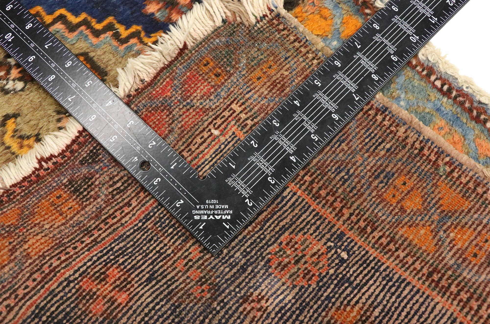 20th Century 1920’s Persian Hamadan Carpet with Tribal Style For Sale