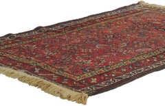 Antique Persian Hamadan Rug with All-Over Herati Design