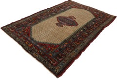 Antique Persian Hamadan Rug with Arts & Crafts Style