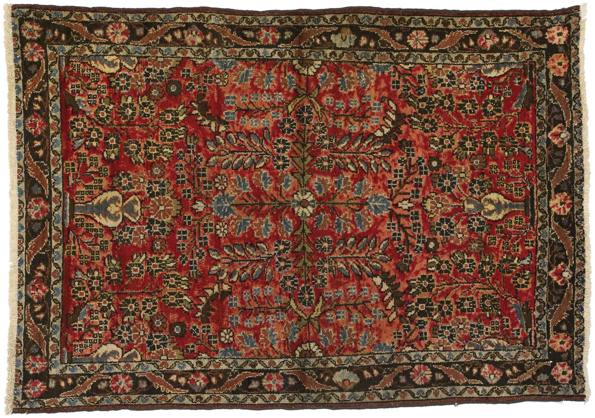 Persischer Sarouk-Hamadan-Teppich aus dem Jahr 1910 im Angebot 2