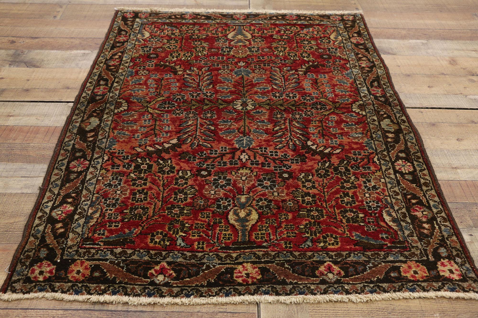 Persischer Sarouk-Hamadan-Teppich aus dem Jahr 1910 (Wolle) im Angebot