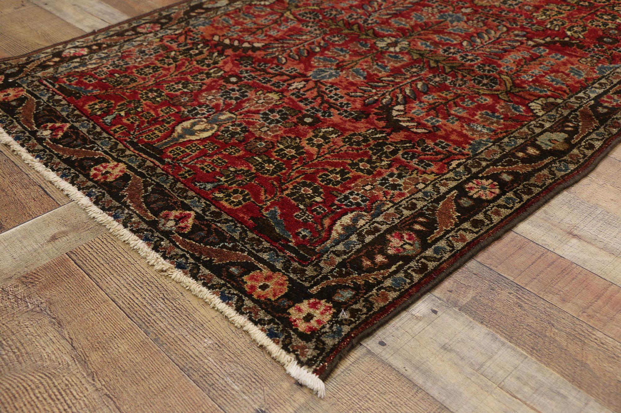 Persischer Sarouk-Hamadan-Teppich aus dem Jahr 1910 (20. Jahrhundert) im Angebot