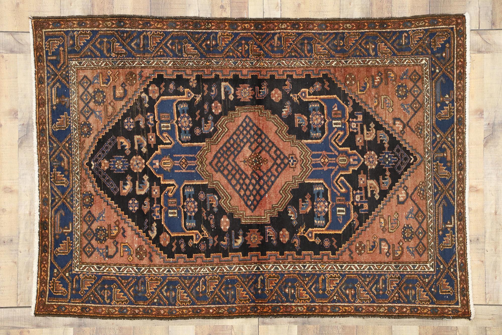 Antique Persian Nahavand Hamadan Rug For Sale 3