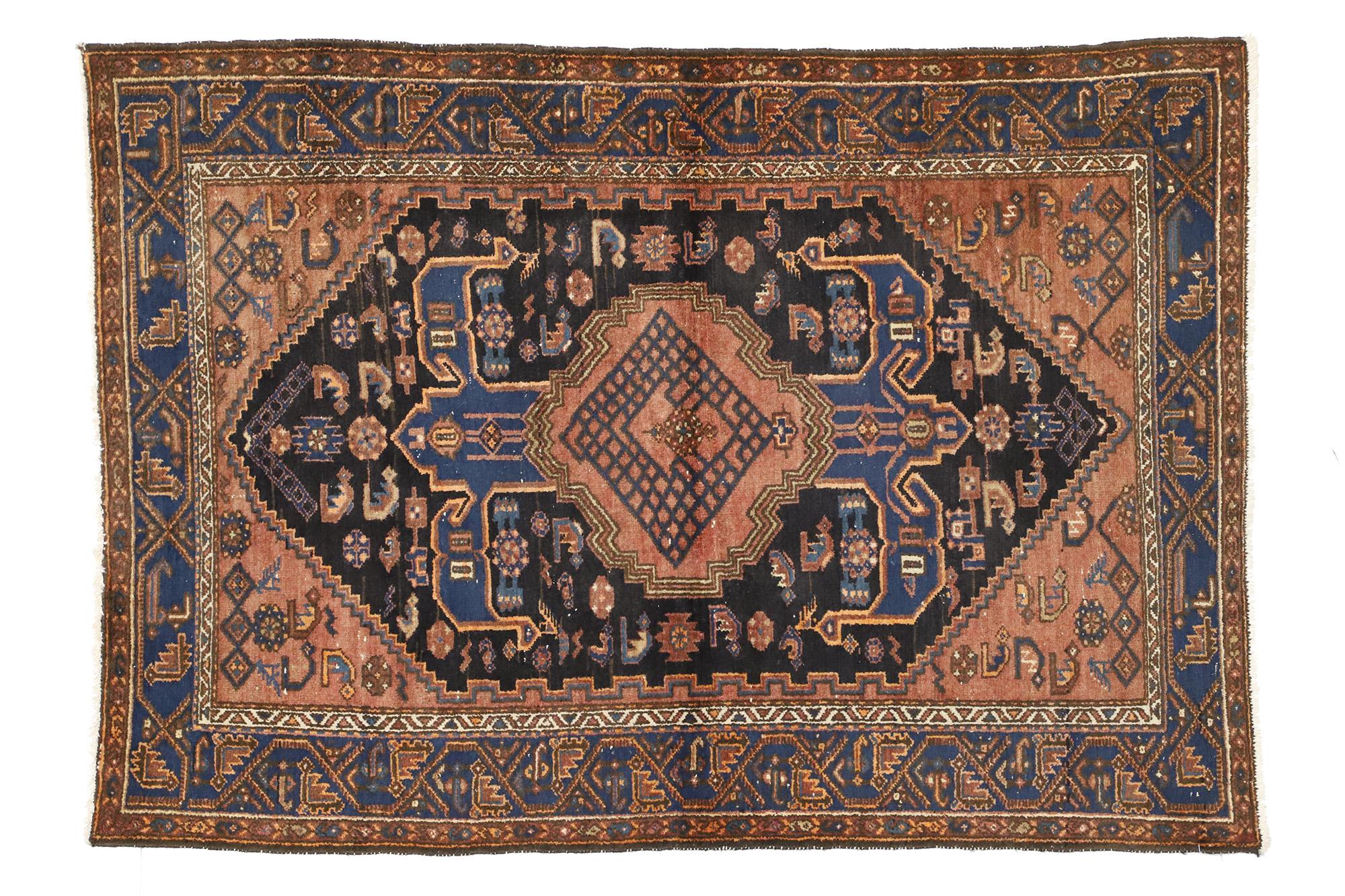 Antiker persischer Nahavand-Hamadan-Teppich im Angebot 3