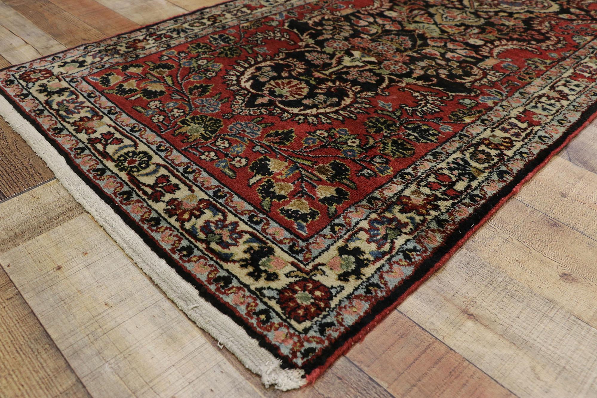 Antique Persian Hamadan Runner, Extra Long Persian Runner For Sale 2