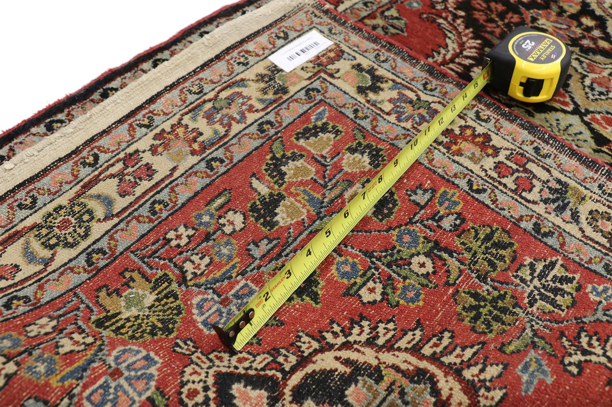 Antique Persian Hamadan Runner, Extra Long Persian Runner For Sale 3