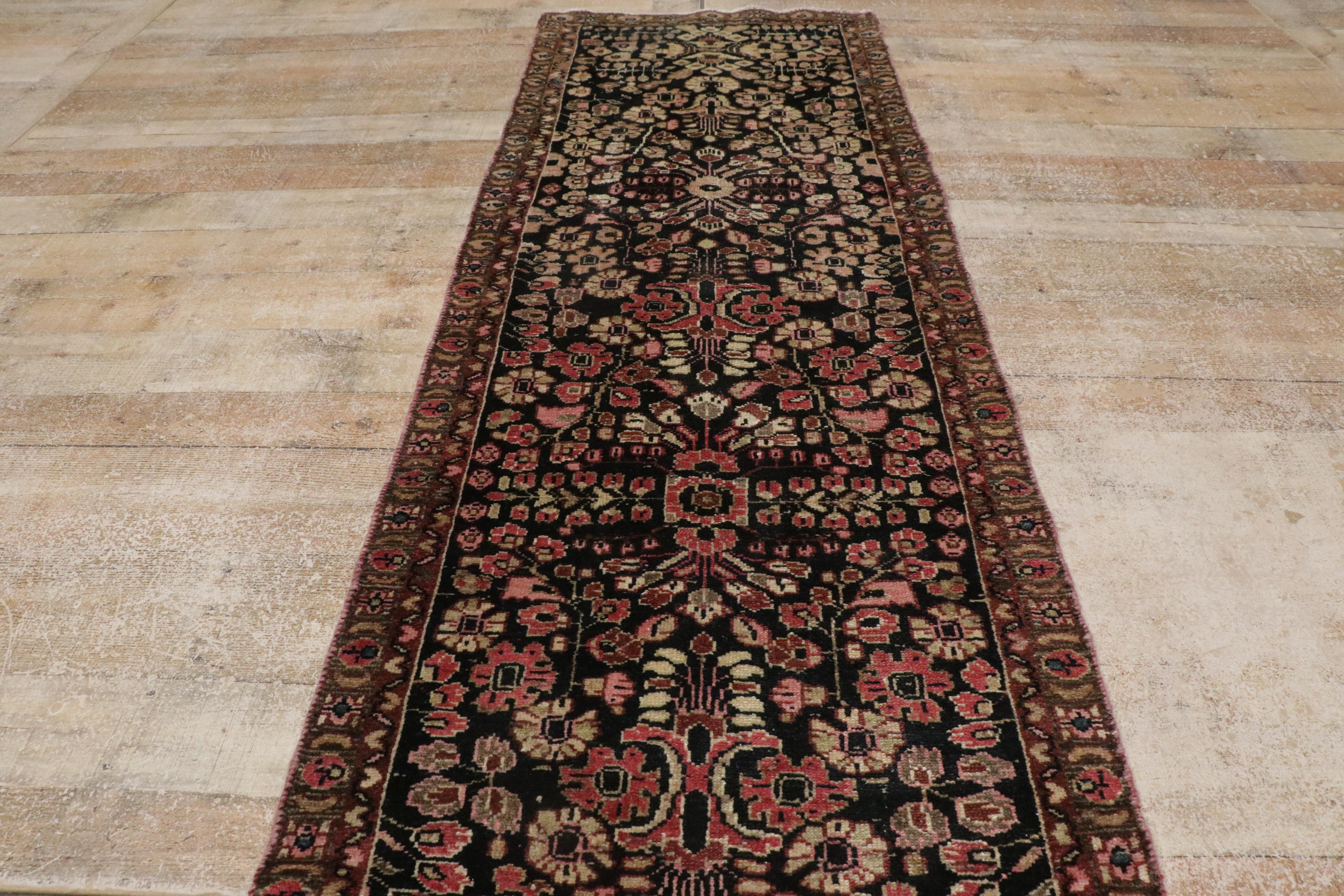 Antigua alfombra persa de Hamadán Lana en venta