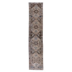 Antique Persian Hamadan Runner Rug