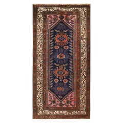 Alfombra Persa Antigua Hamedan - Tamaño: 1,80 m x 1,80 m