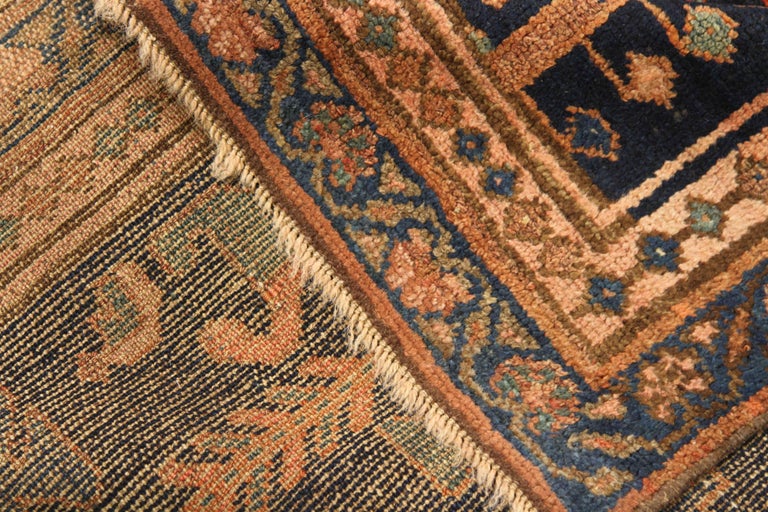 Antique One of Kind Persian Hamedan Enjelas Rug 3’11” x 4’4”