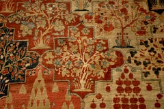 Antique Persian Kerman Rug, Hand-Knotted Wool, 18' x 24',  1900