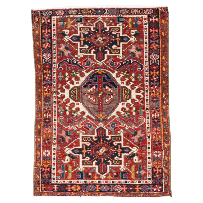 Heriz Area Rug Antique Persian Heriz Area Rug For Sale at 1stDibs