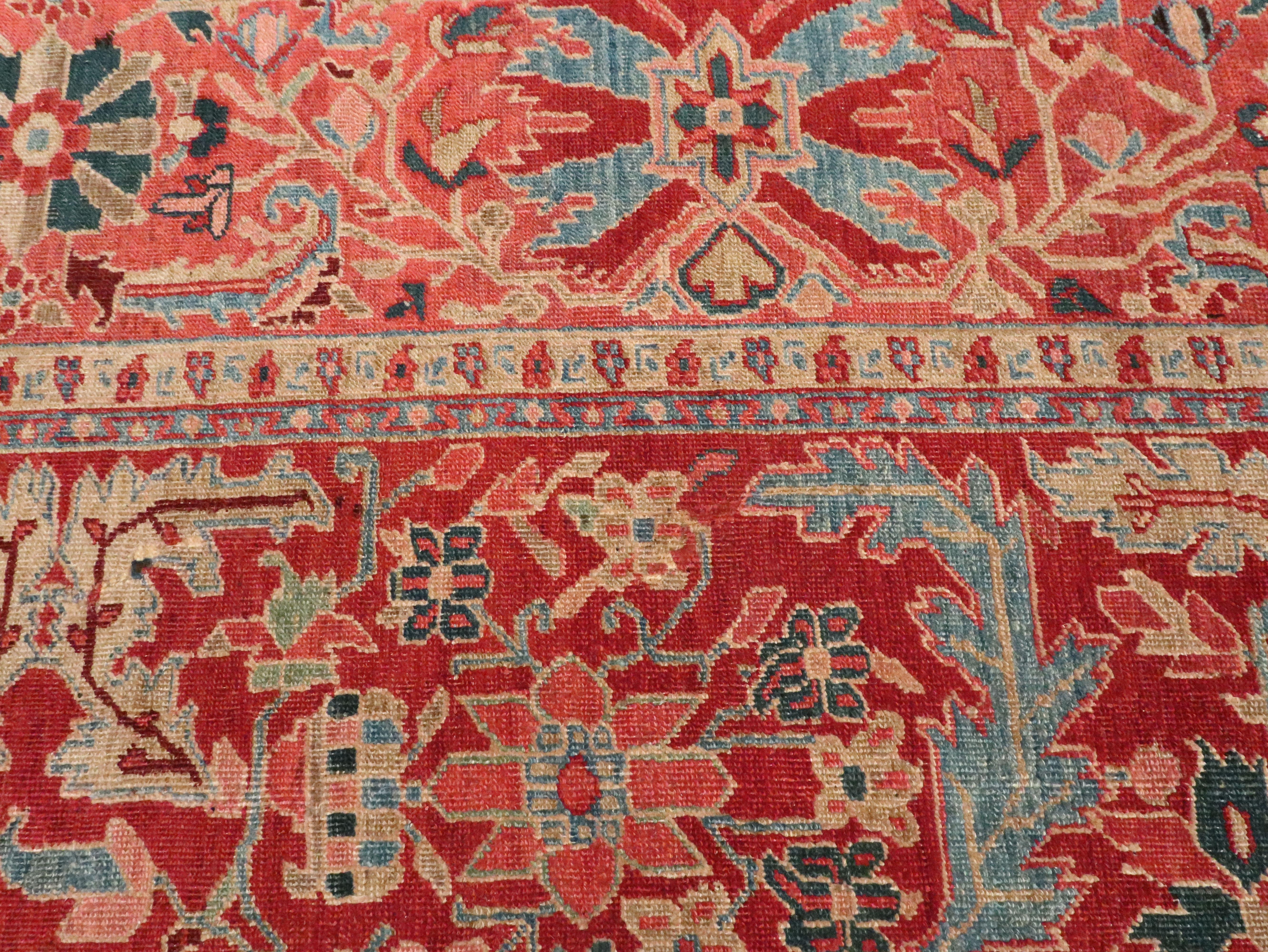 Antique Persian Heriz Carpet 3